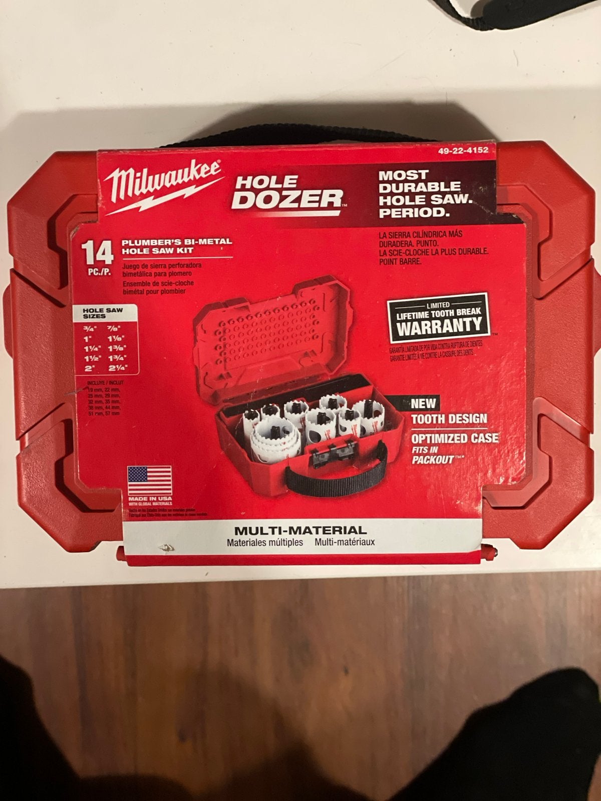 Milwaukee Hole Dozer Gatenzaagset 14-delig, Doe-het-zelf en Verbouw, Ophalen of Verzenden, Nieuw
