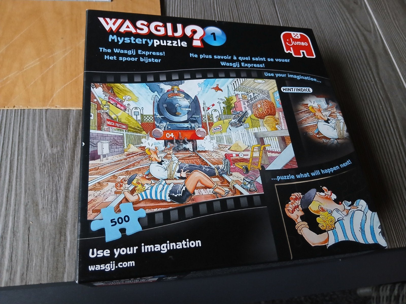 Wasgij Mystery Puzzel 1: The Wasgij Express! (500 stukjes), Ophalen of Verzenden