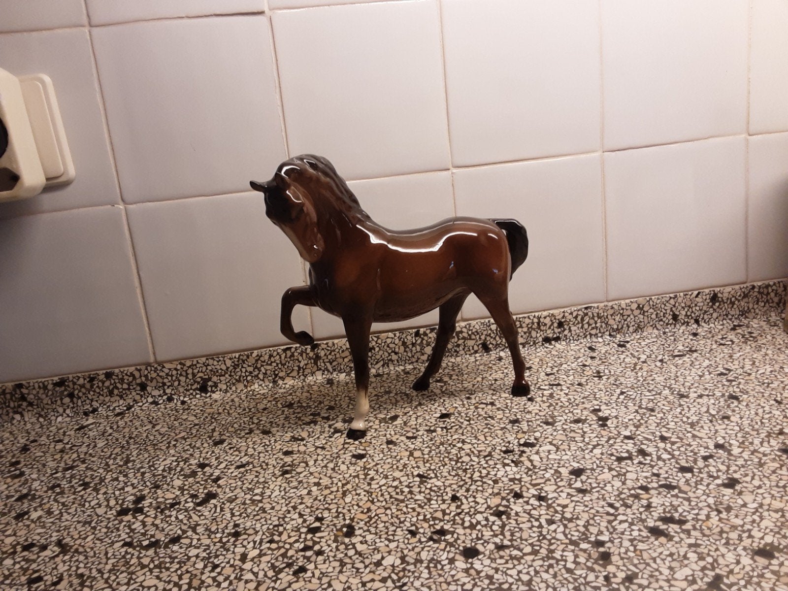 Porseleinen paardje beswlck, Antiek en Kunst, Ophalen