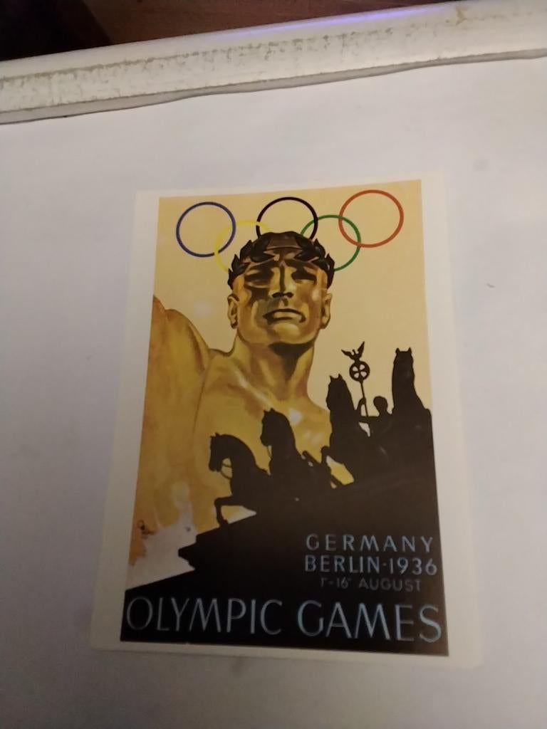 OLYMPISCHE SPELEN  1936. / ANSICHTKAART, Verzamelen, Ophalen of Verzenden, 1920 tot 1940