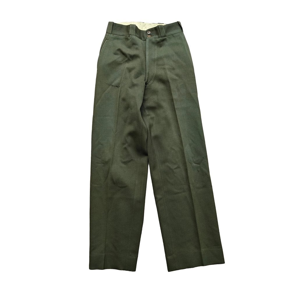 WWII US Wool Officers Trousers Named, Ophalen of Verzenden, Amerika, Embleem of Badge