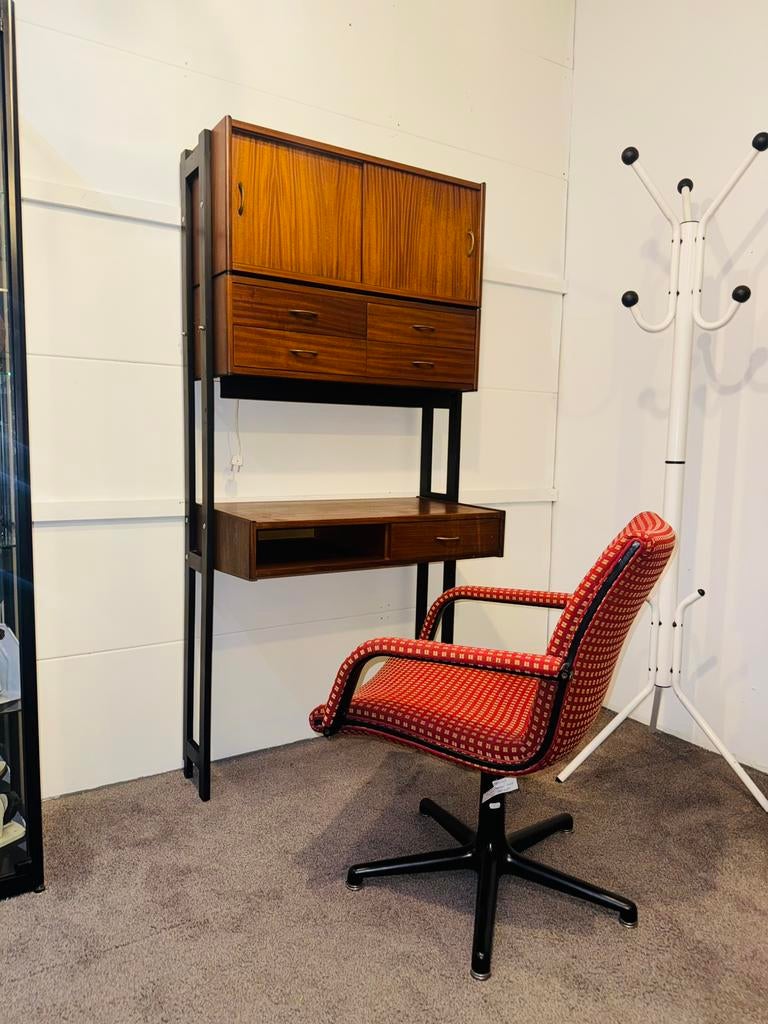 Vintage Simpla Lux wandmeubel bureau, Ophalen of Verzenden