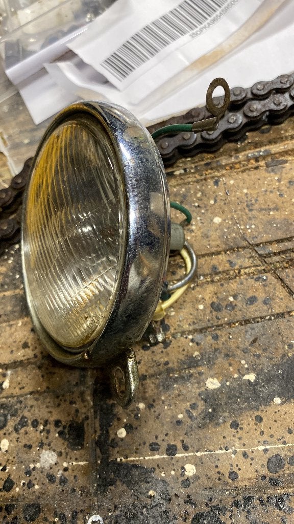 Koplampunit honda c100, Ophalen, Gebruikt, Koplamp, Overige merken