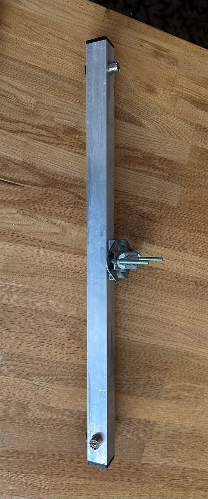 Aluminium koppelbalk voor 2 meter  met Connectoren, Ophalen of Verzenden, Zo goed als nieuw, Toebehoren