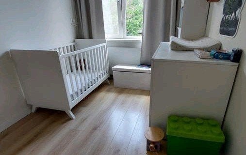 Bopita Babykamer: Ledikant en Commode (Wit), Ophalen
