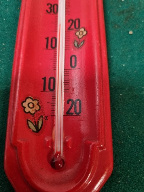 barometer aardewerk rood vintage, Ophalen of Verzenden, 'T Olde Gre-j, Info@toldegrej.nl, Endepoelstraat 20f Didam
