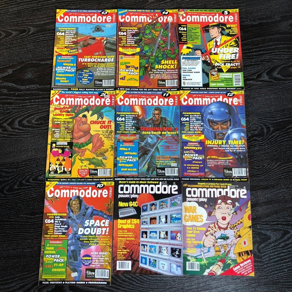 Partij Vintage Commodore Format Magazines 2, Computers en Software, Ophalen of Verzenden, Commodore