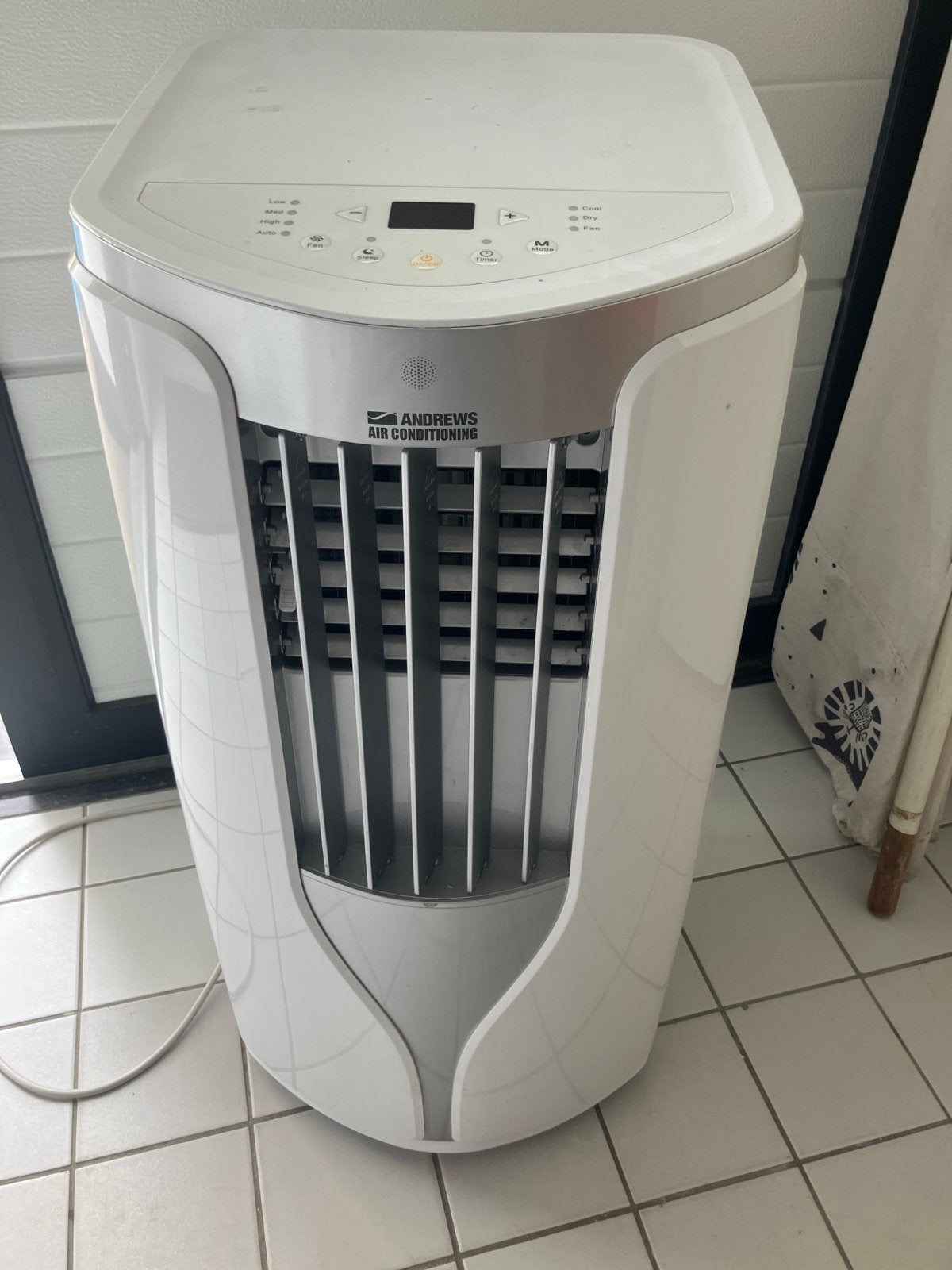 Andrews Mobiele Airco 3500W - Koelen, Ontvochtigen, Ventiler, Ophalen, Gebruikt, Timer, 3 snelheden of meer