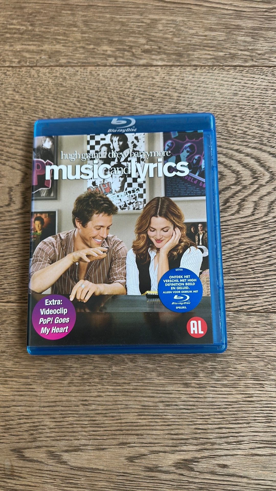 Music and lyrics blu ray disc, Cd's en Dvd's, Blu-ray, Ophalen of Verzenden, Zo goed als nieuw, Muziek en Concerten