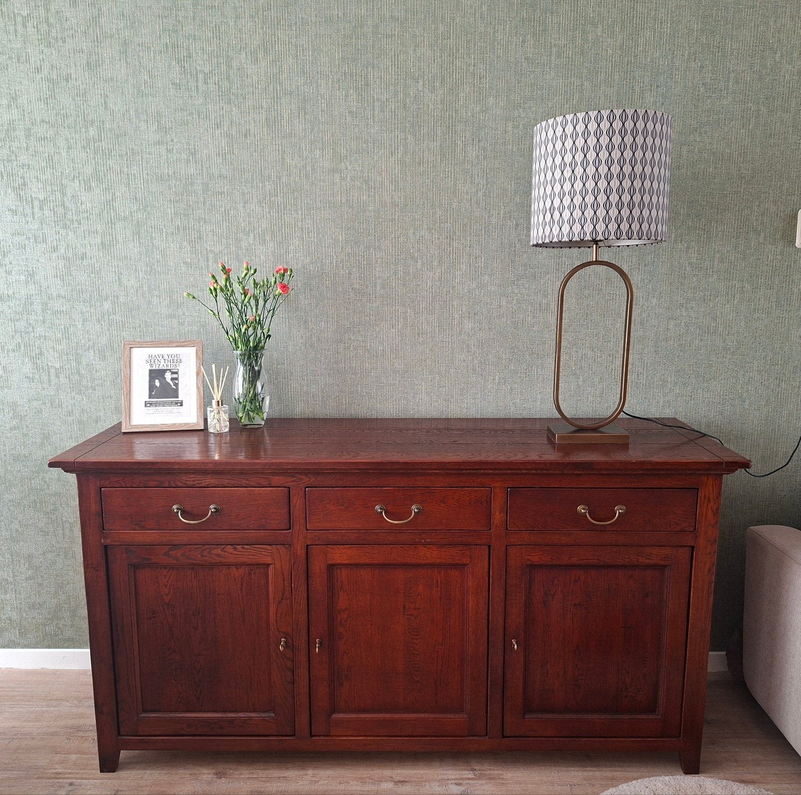 Houten dressoir in kersenkleur, Ophalen, Kersenhout, Gebruikt, Klassiek
