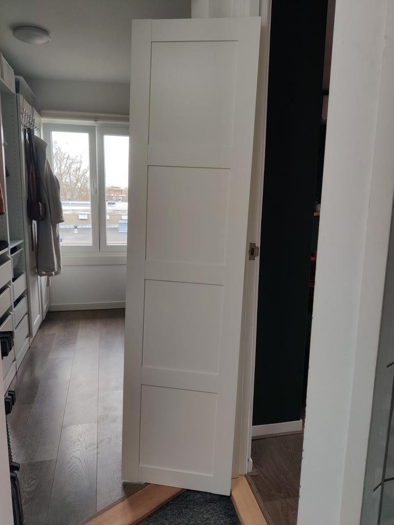 Ikea Pax bergsbo deur wit 195cm, Huis en Inrichting, Kasten | Kledingkasten, 200 cm of meer, 50 tot 100 cm, Minder dan 25 cm, Ophalen