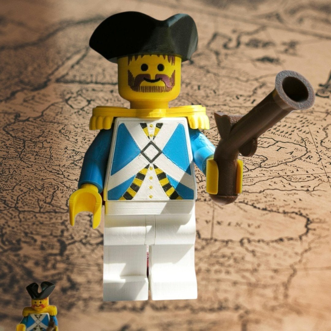 Mega maxi figure vintage brick Imperial soldier Officer, Ophalen of Verzenden, Nieuw