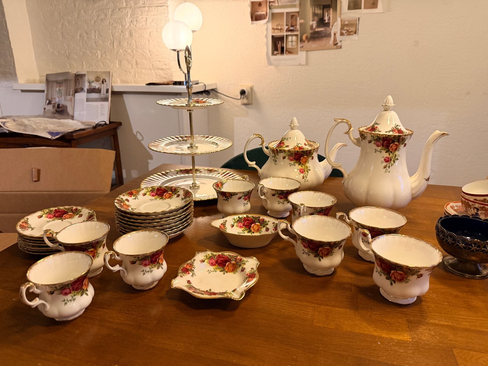 Prachtig Royal Albert Old Country Roses servies, Huis en Inrichting, Keuken | Servies, Ophalen, Gebruikt, Klassiek, Royal Albert