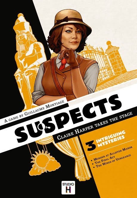Suspects: Claire Harper - Detective Bordspe (3 mysteries)l, Hobby en Vrije tijd, Vijf spelers of meer, Ophalen of Verzenden, Zo goed als nieuw