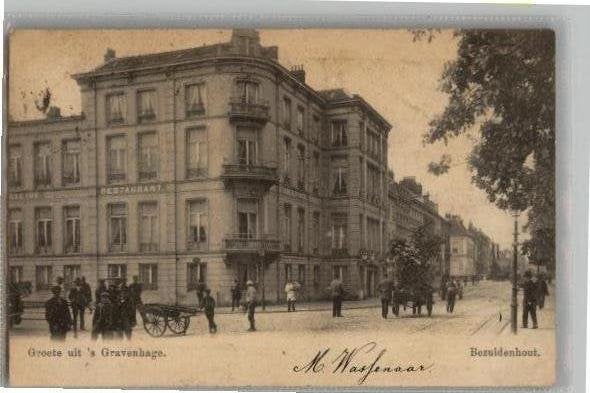 ´s Gravenhage Bezuidenhout  st 1902, Verzamelen, Ansichtkaarten | Nederland, Verzenden, Voor 1920, Zuid-Holland