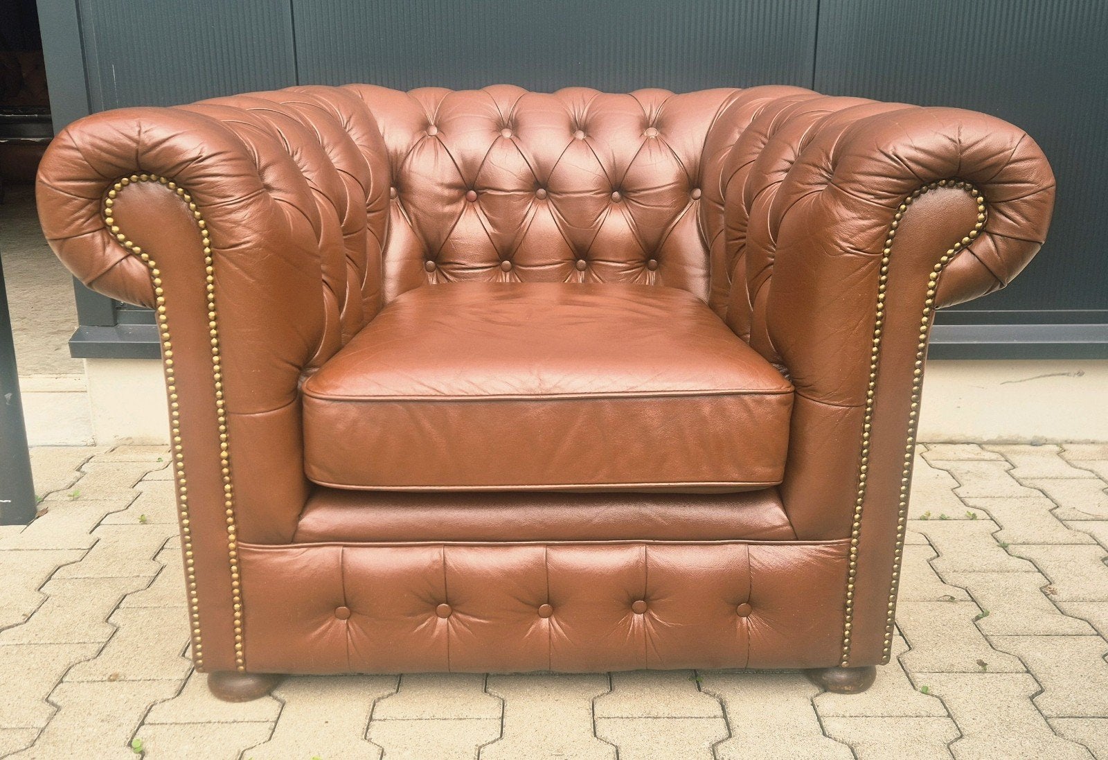 Chesterfield clubfauteuil, Ophalen of Verzenden