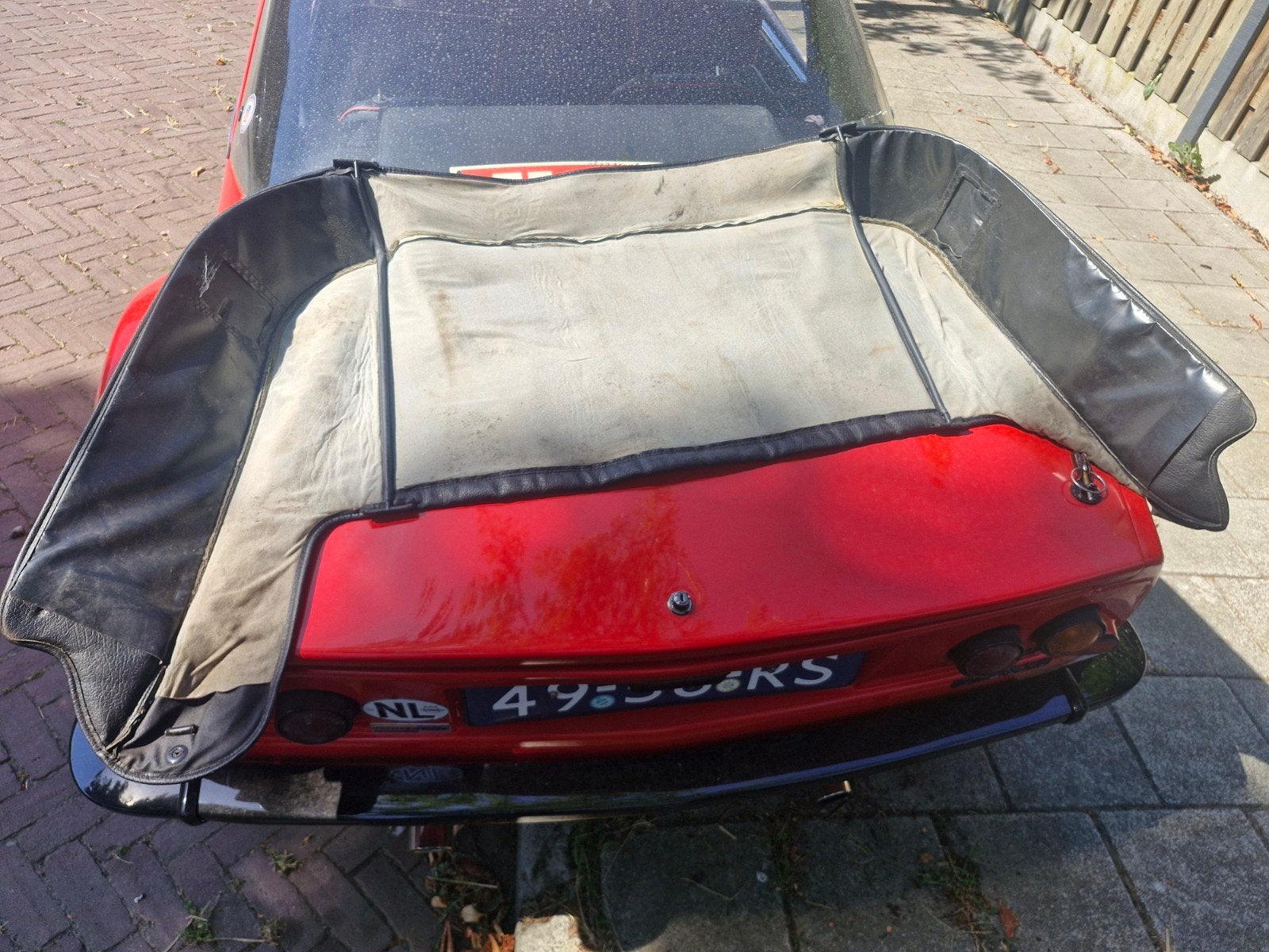 Cabrio hoes voor VW Golf III Cabrio zwart, Ophalen, Voor, Volkswagen, Achterklep