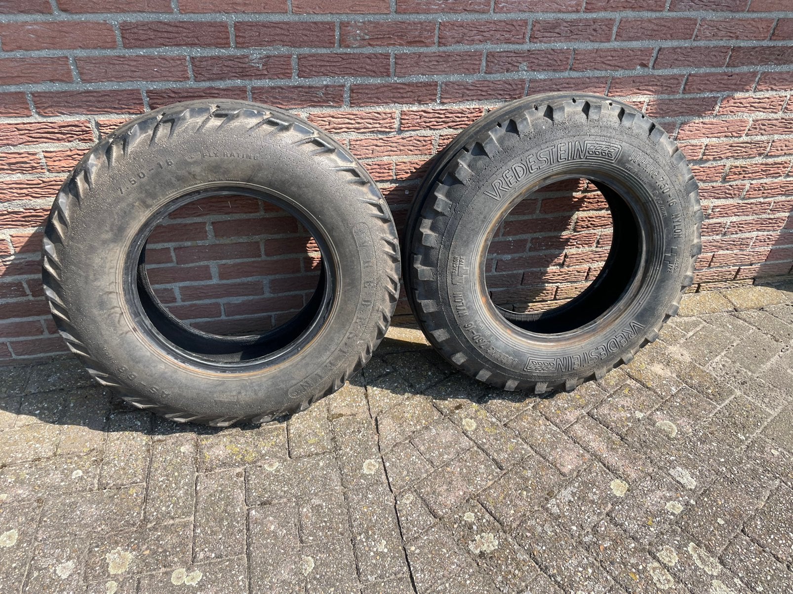 Trekker banden 2 stuks, Gebruikt, Overige, Banden en Velgen, Overige maten