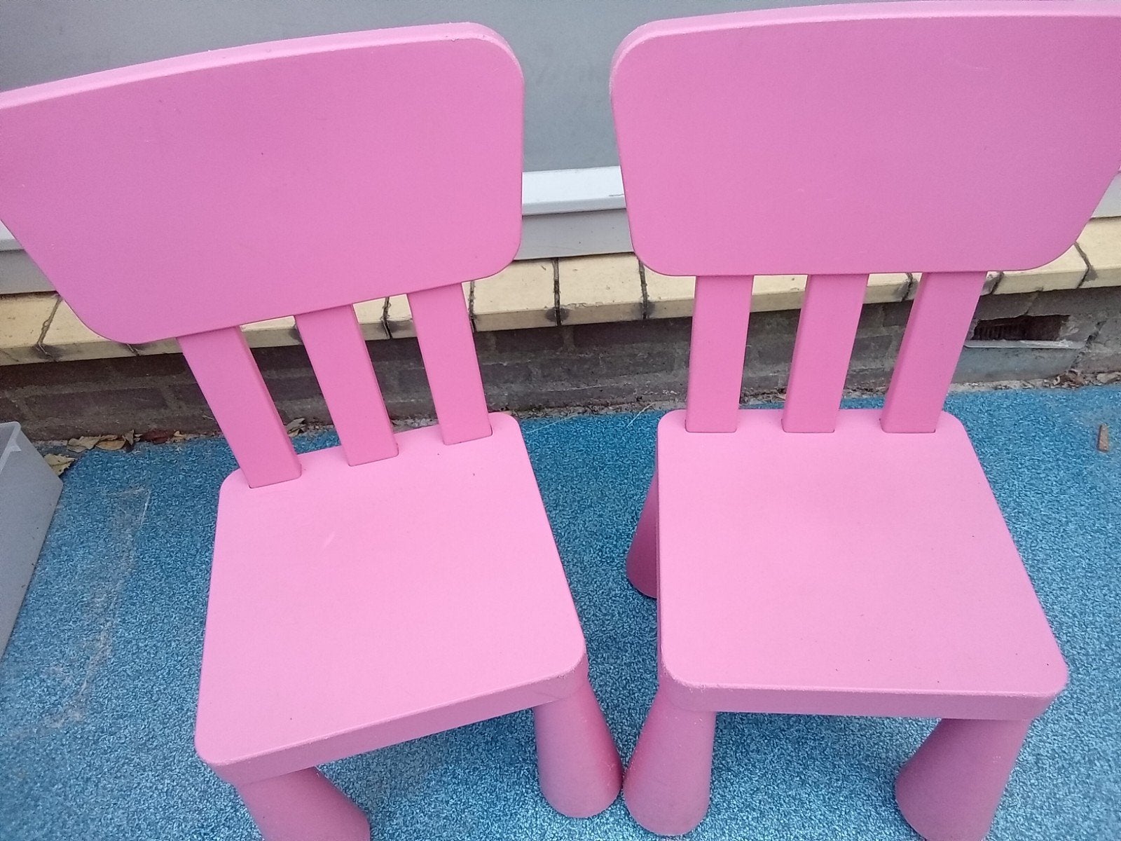 2 roze IKEA kinderstoeltjes, Ophalen, Gebruikt, Overige typen