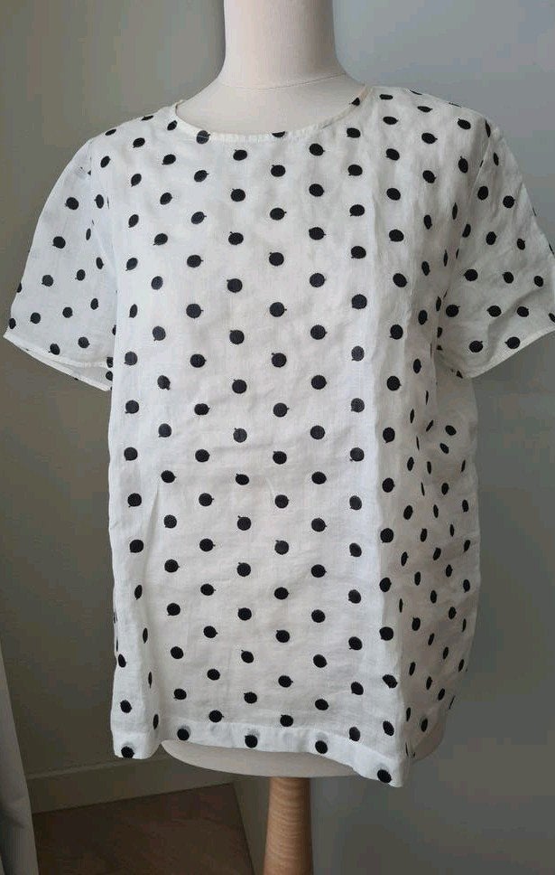 MAX MARA LINNEN RAMIE BLOESJE L, Maat 38/40 (M), Overige kleuren, Verzenden, Max Mara