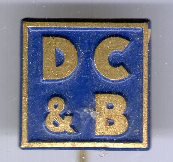 Machinefabriek Du Croo & Brauns - Amsterdam speldje( P_157a), Verzenden, Zo goed als nieuw, Transport, Speldje of Pin