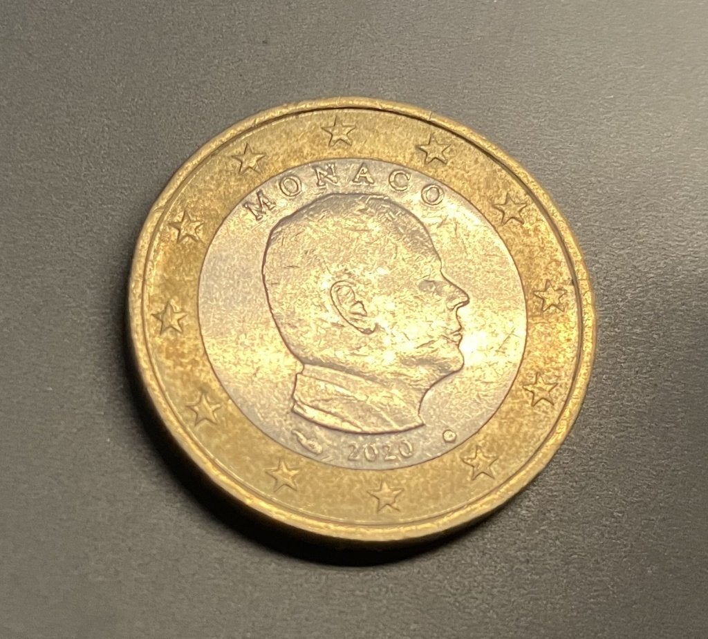 Monaco 1 euro 2020, Postzegels en Munten, Munten | Europa | Euromunten, Ophalen of Verzenden, Monaco, 2 euro