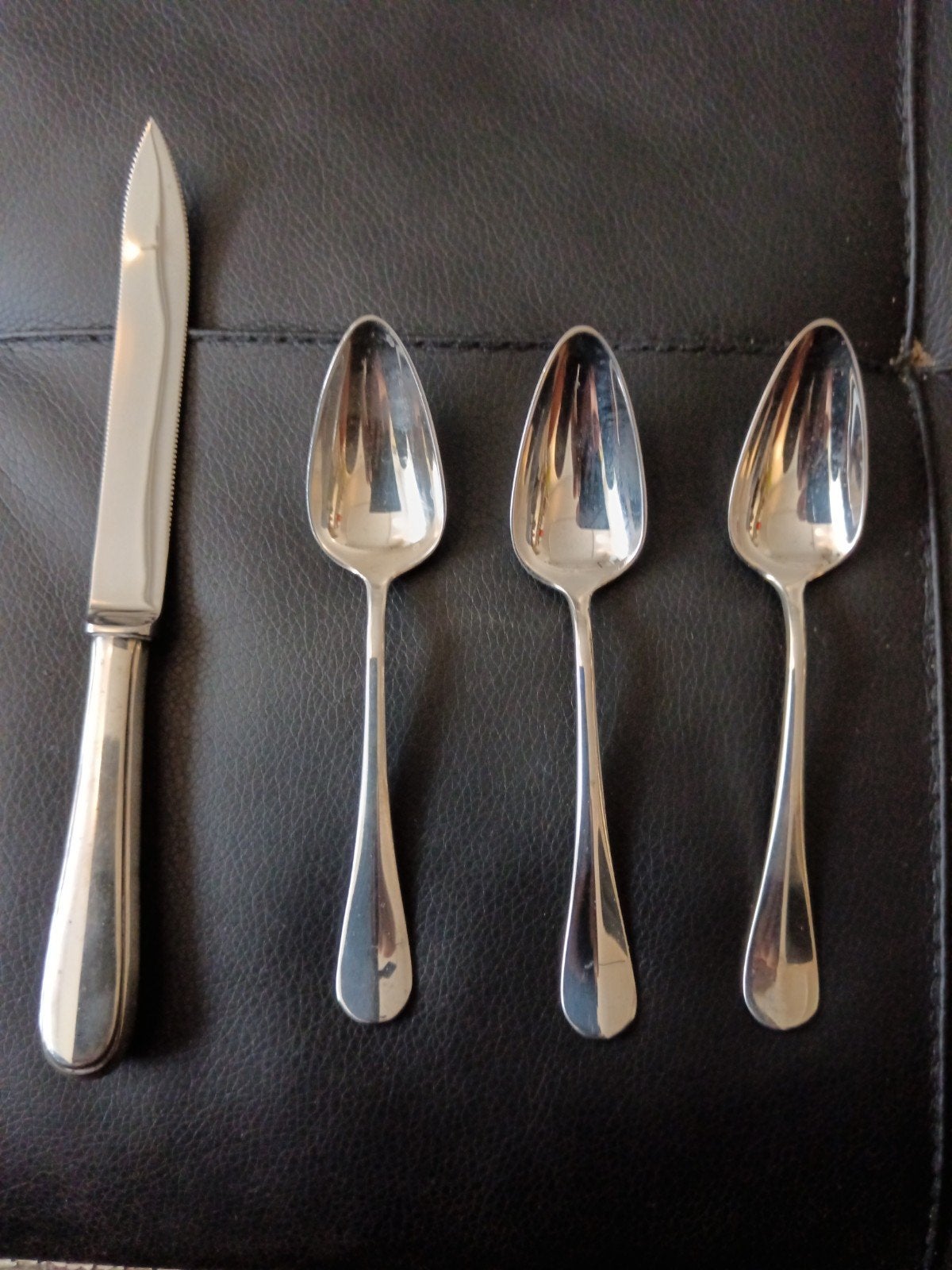 Keltum P1 Hollands Glad Grapefruit set, Antiek en Kunst, Antiek | Bestek, Ophalen of Verzenden