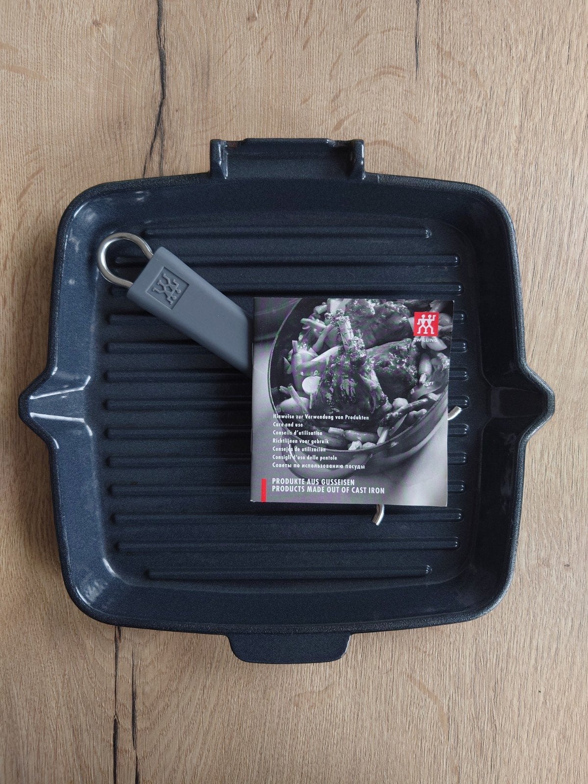 Zwilling Grillpan, Huis en Inrichting, Ophalen of Verzenden, Zo goed als nieuw, Gietijzer, Zwilling
