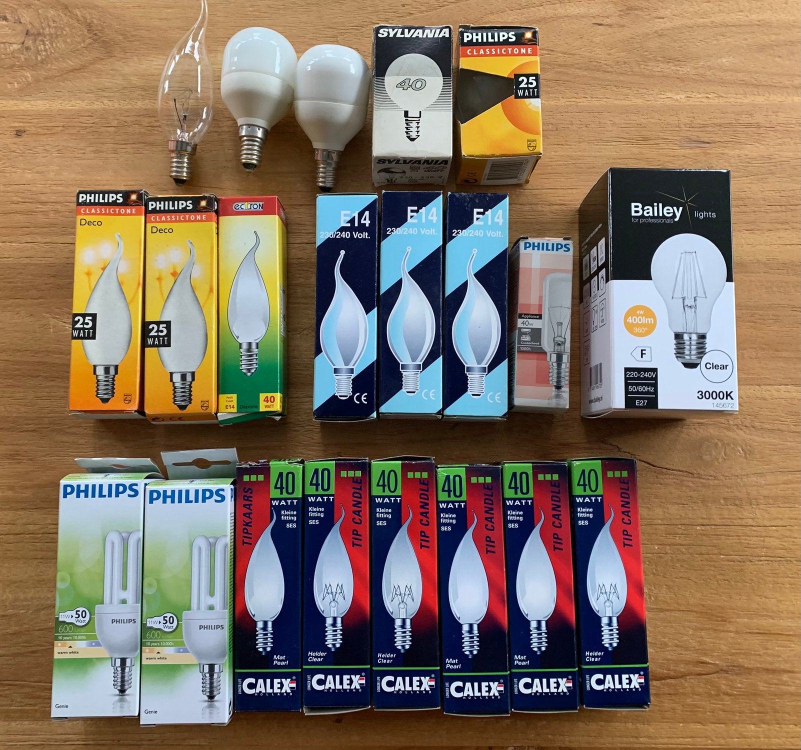 Partij gloeilampen, Ophalen, Nieuw, Overige fittingen, Gloeilamp