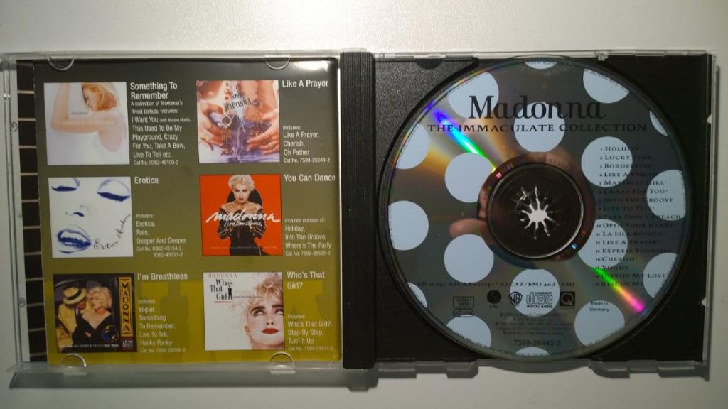 Madonna - The Immaculate Collection, Cd's en Dvd's, Ophalen of Verzenden, 1980 - 1989, Zo goed als nieuw