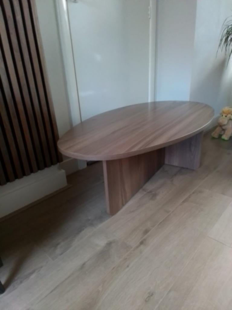 Leuke Donkerbruine Salontafel 41cm/120cm, Huis en Inrichting, Tafels | Eettafels, Ophalen, 100 tot 150 cm, 50 tot 100 cm, Zo goed als nieuw