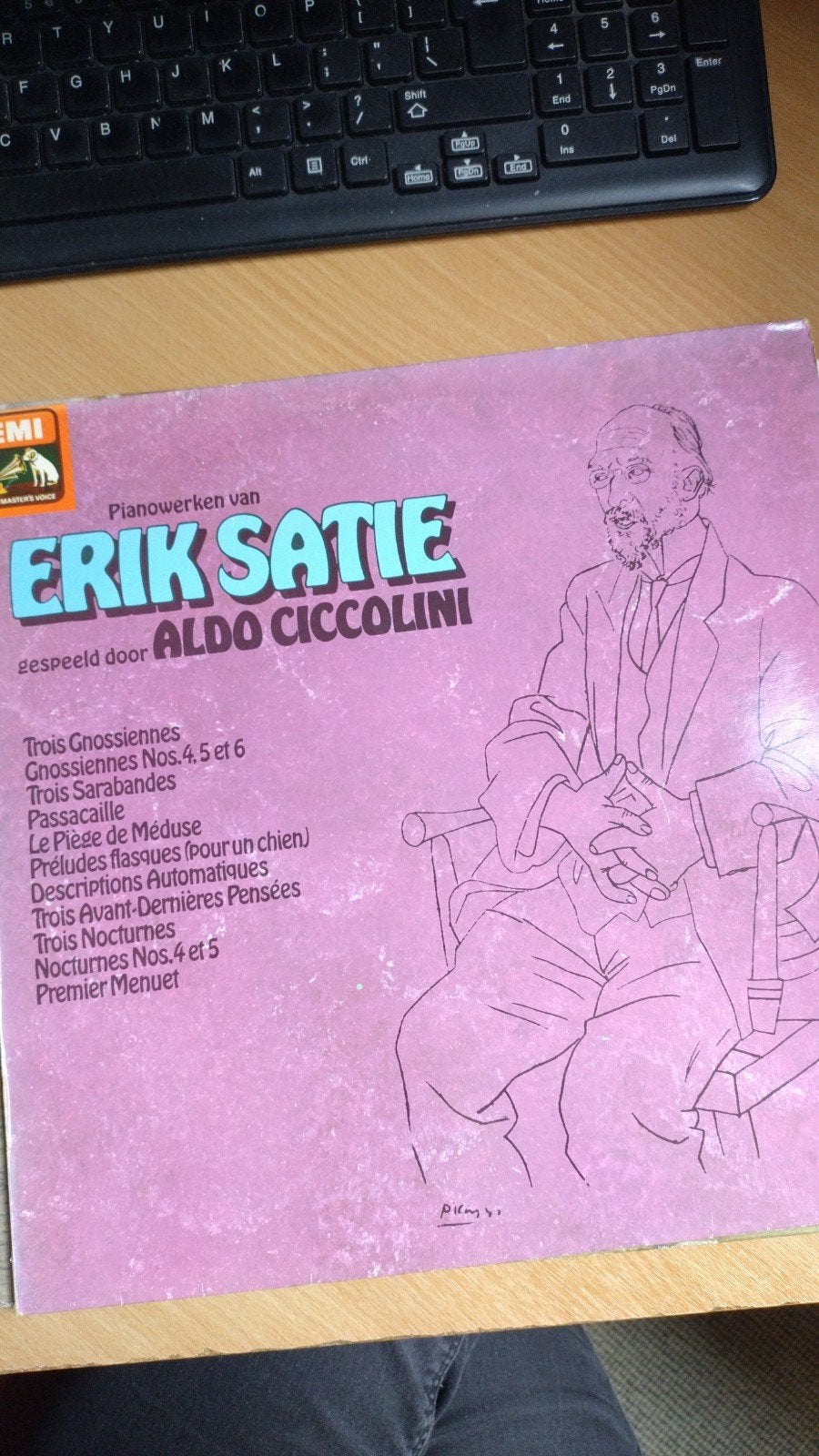 Erik Satie - Pianowerken gespeeld door Aldo Ciccolini, Ophalen of Verzenden, Gebruikt, 12 inch, LP