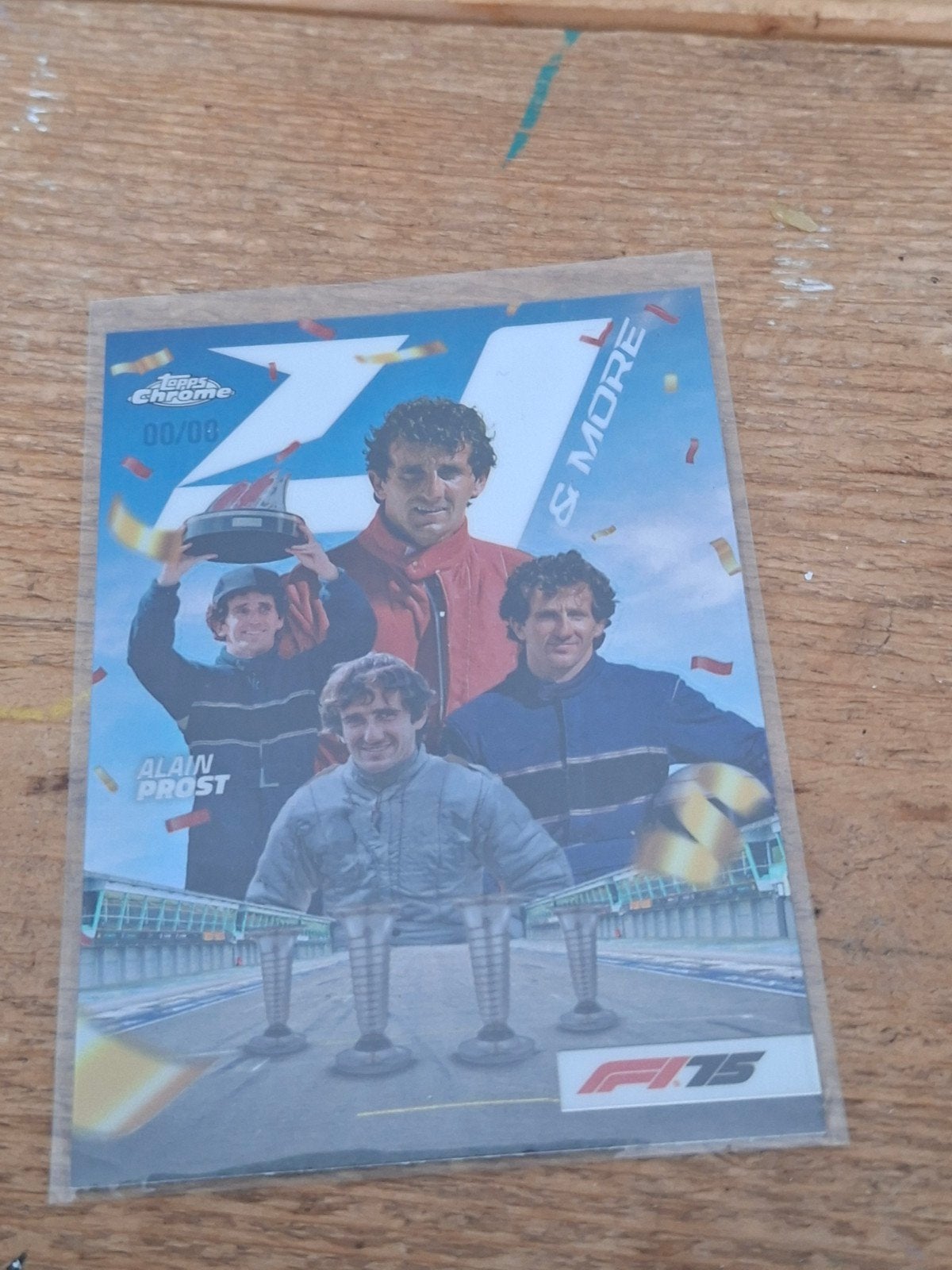 Topps Chrome F1 75 Alain Prost Kaart 00/08, Ophalen of Verzenden, Zo goed als nieuw, Formule 1