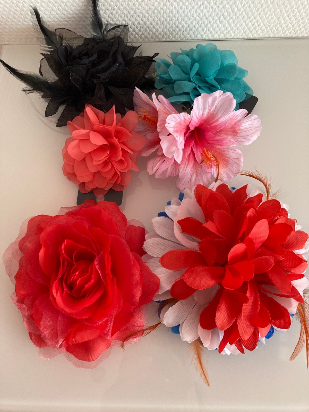 Haar accessoires bloem nieuw, Sieraden, Tassen en Uiterlijk, Uiterlijk | Haarverzorging, Ophalen of Verzenden, Zo goed als nieuw