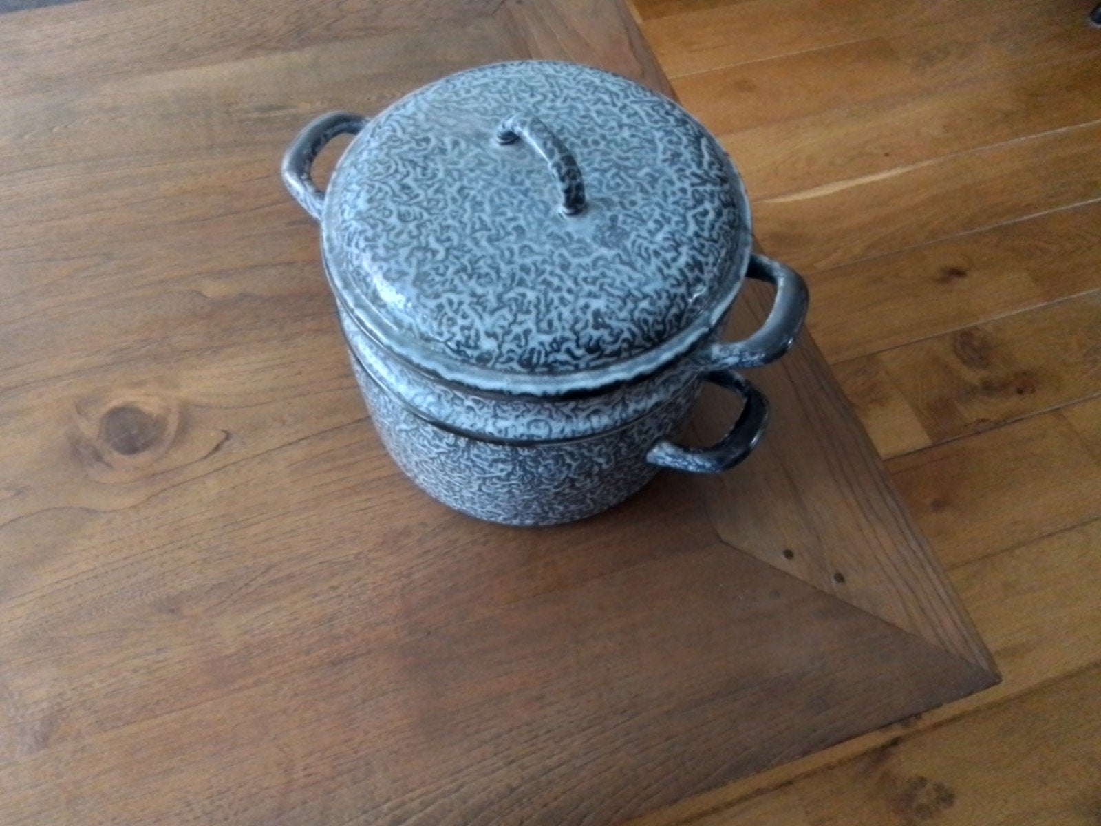 stoompan uit grootmoederstijd, Huis en Inrichting, Keuken | Potten en Pannen, Ophalen, Gebruikt, Overige materialen, Pot, Bus of Blik