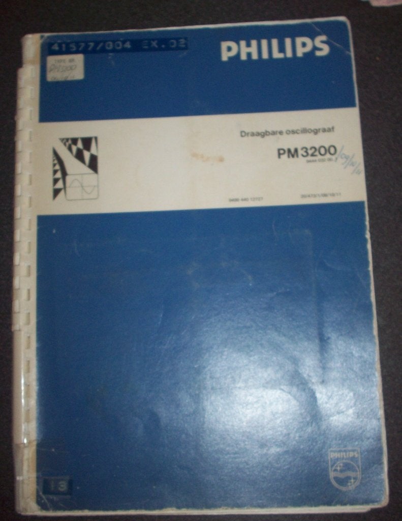 Philips en Tektronix documentatie, Ophalen of Verzenden, Overige typen