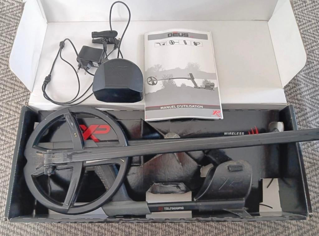 XP Deus 22 WS4 Metaaldetector Compleet met Doos, Accessoires, Ophalen of Verzenden, Gebruikt, XP