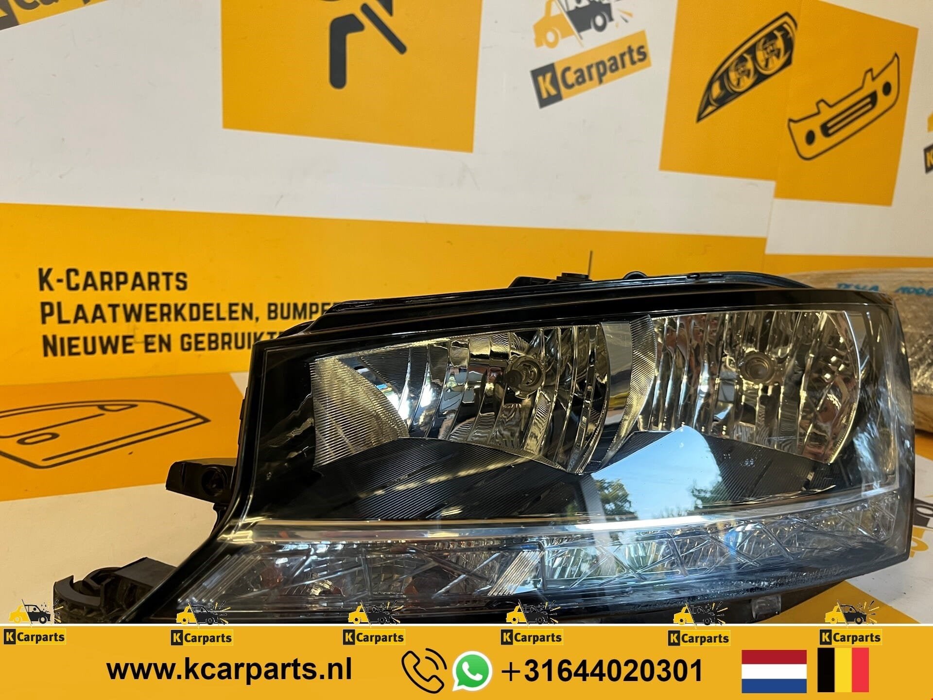 Koplamp Skoda Fabia 6V1941015D Halogeen origineel Links, Auto-onderdelen, Verlichting, Info@fabrikant.eu, Fabrikantstraat 1
1000 AA  Amsterdam, NL
