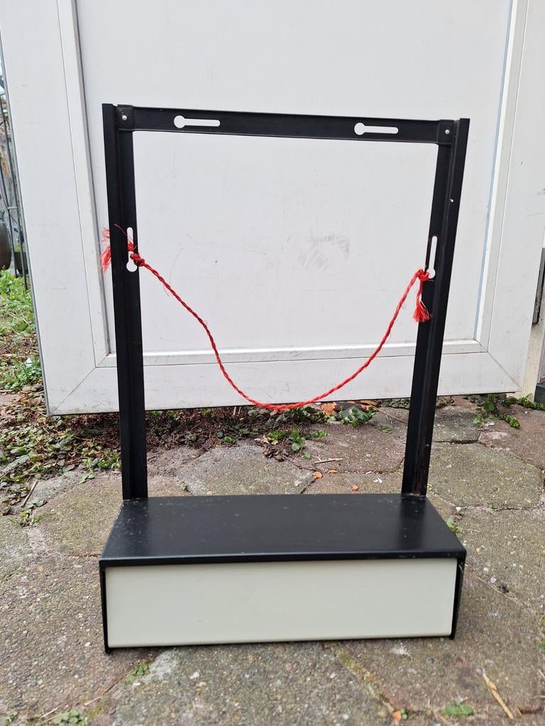 Brabantia Retro vintage spiegel met kambakje, Ophalen of Verzenden