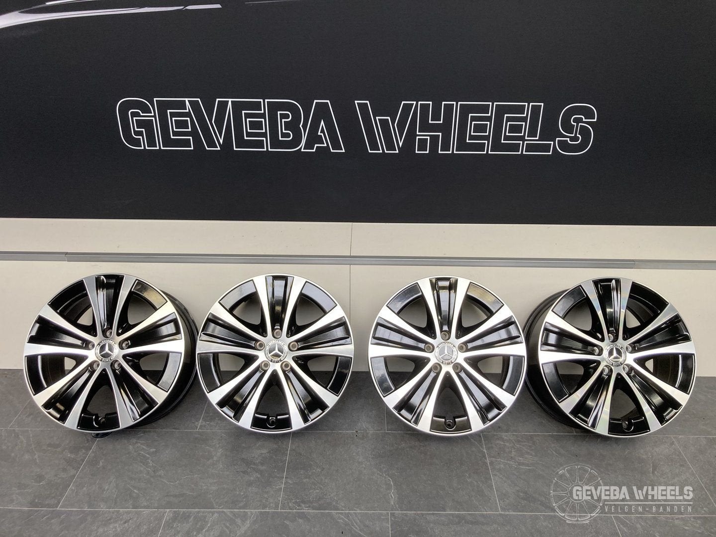 18” originele Mercedes E klasse W213 / Vito velgen 5x112, 18 inch, Gebruikt, Velg(en), -