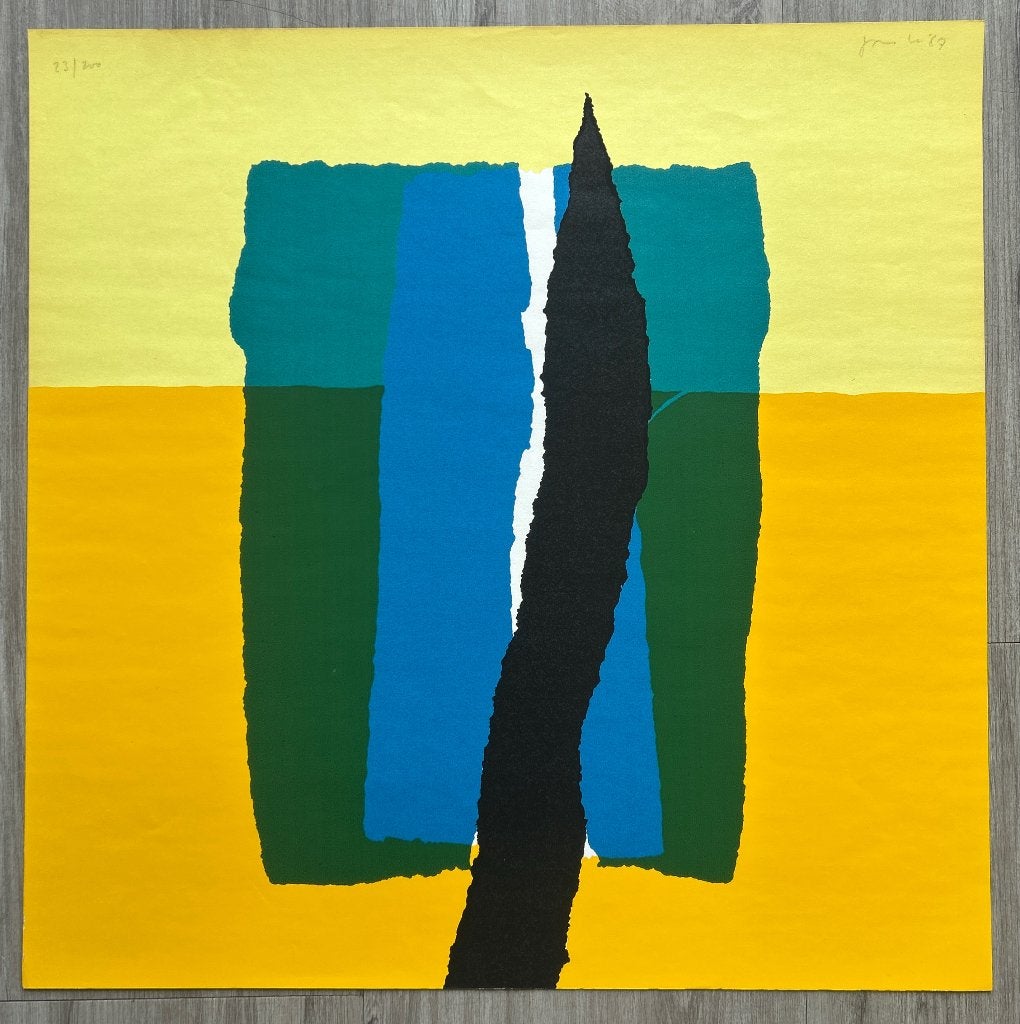 Zeefdruk A. van Pijpen  ZOMEROPRUIMING, Antiek en Kunst, Kunst | Litho's en Zeefdrukken, Gesigneerd, Verzenden, Zeefdruk