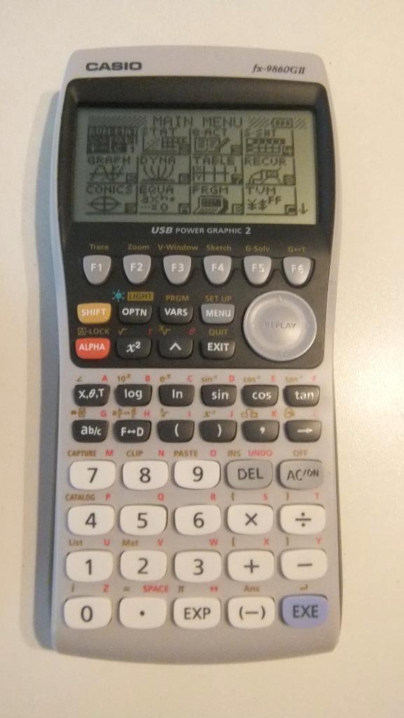 Casio Rekenmachine fx-9860GII., Ophalen of Verzenden, Grafische rekenmachine, Zo goed als nieuw