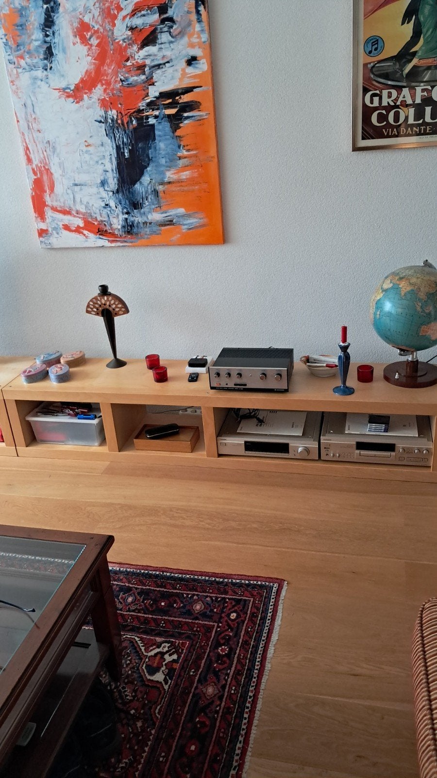 Ikea kast - TV-meubel/opbergkast (190x35x38 cm), Ophalen, Gebruikt, 150 tot 200 cm, Minder dan 100 cm