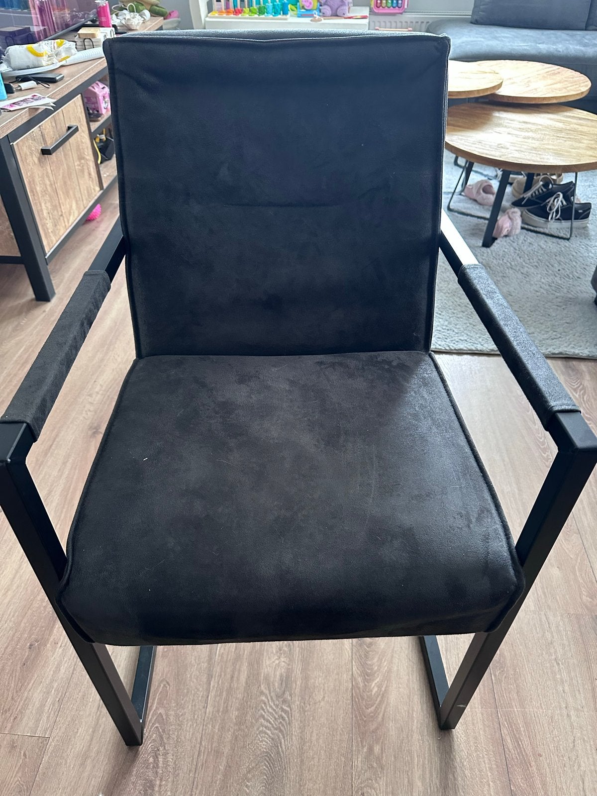 Eettafel met 4 stoelen, Ophalen, Gebruikt, Vier personen, Overige houtsoorten