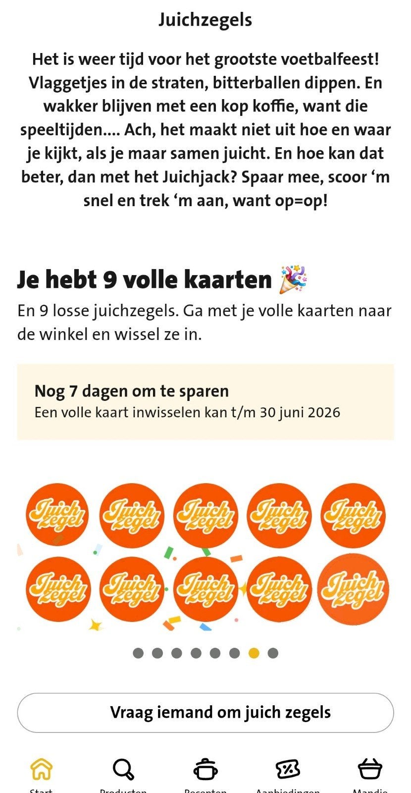 Jumbo juichjack jumbo juich zegels spaarkaarten, Ophalen of Verzenden, Winkel, Super of Benzinepomp, Zegels, Bonnen of Punten