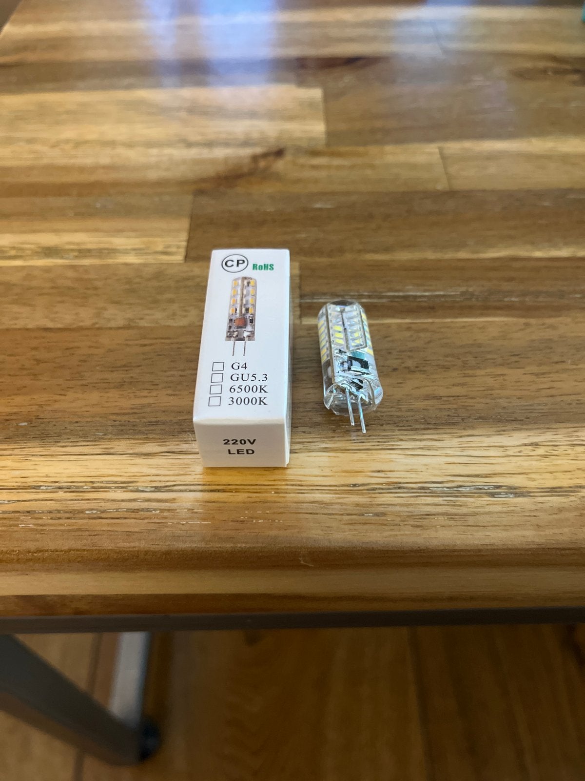 G4 LED lamp 5W 220V 6500K Daglicht Wit, Led-lamp, Nieuw, Ophalen of Verzenden, Daglicht
