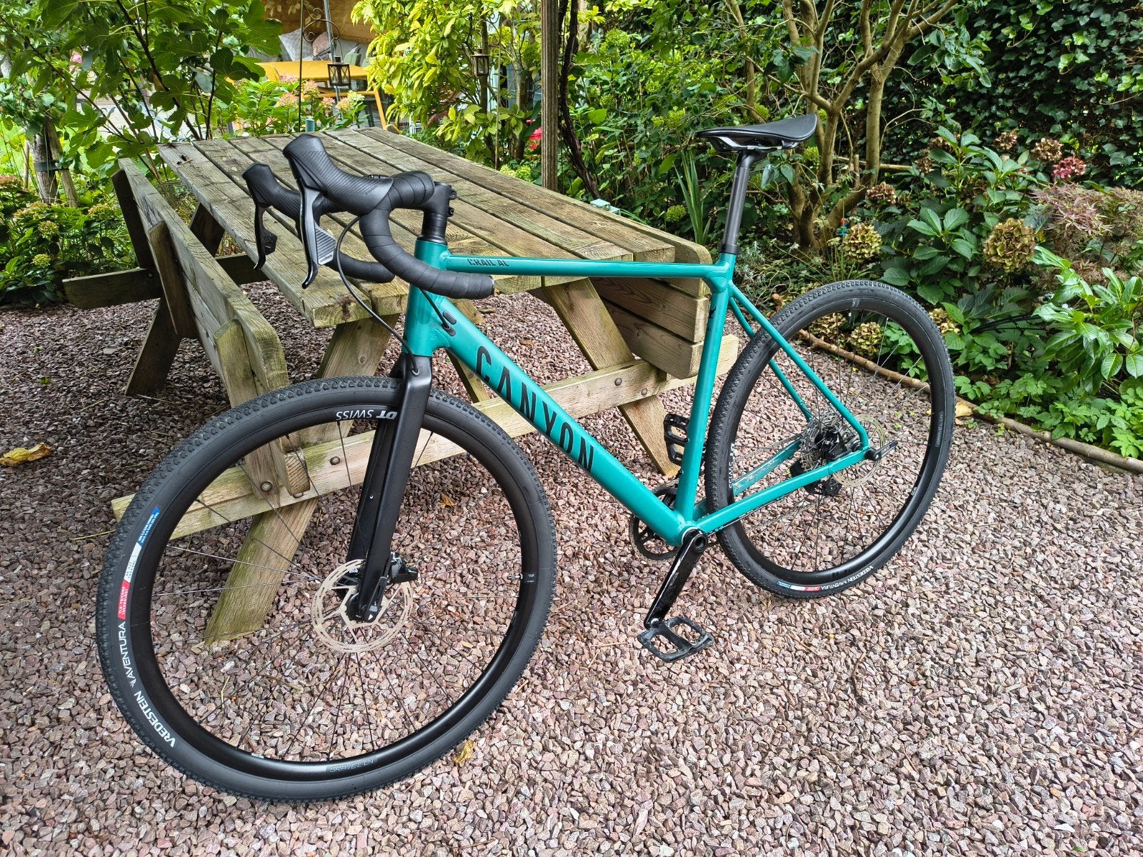 Canyon Grail 7 eTap Gravelbike - Maat L, 28 inch, 10 tot 15 versnellingen, Aluminium, Schijfrem