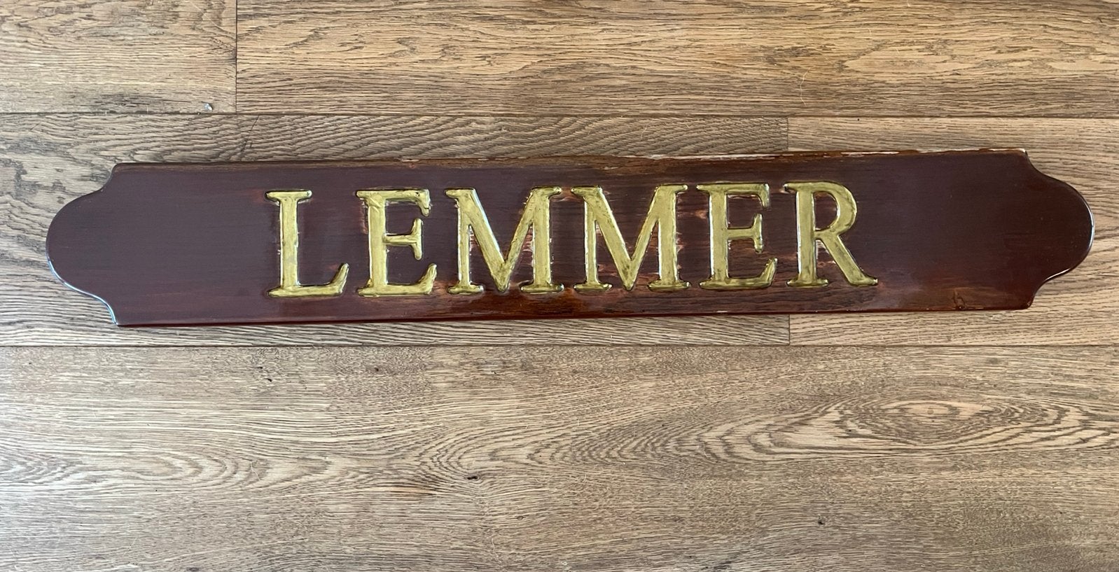 Naambord Lemmer, Ophalen, Zo goed als nieuw