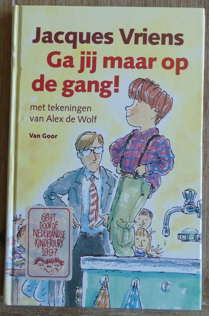 Ga jij maar op de gang  - Jacques Vriens  over dyslexie, Ophalen of Verzenden, Zo goed als nieuw, Jacques Vriens, Fictie algemeen