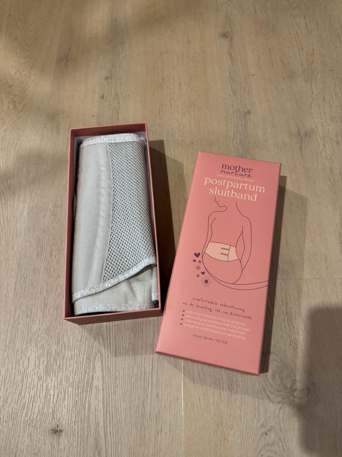 Mother Nurture postpartum box sluitband, Ophalen of Verzenden, Zo goed als nieuw